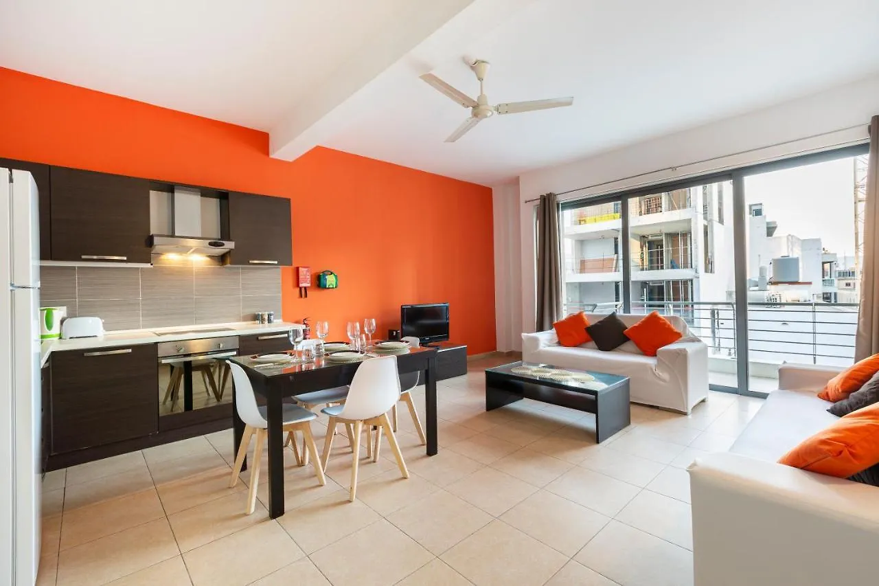 Lovely, Spacious High Floor Apt In Central Pv & Ac By 360 Estates San Ġiljan Apartment